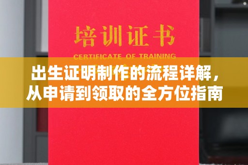 新野出生证明制作的流程详解，从申请到领取的全方位指南